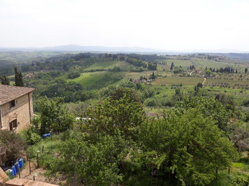 panorama da san gimignano