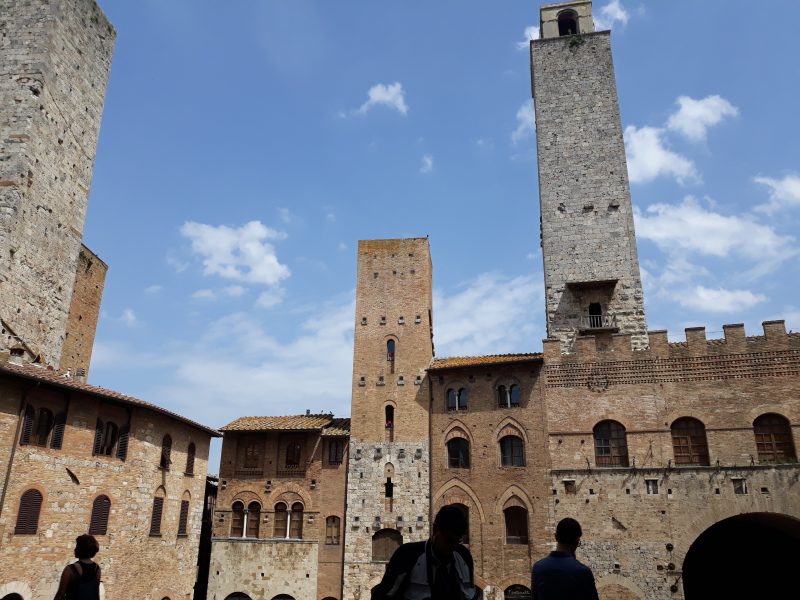 torre chigi e rognosa - san gimignano