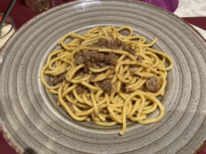 bigolil al ragù d'anatra, piatti tipici di Verona-Soave