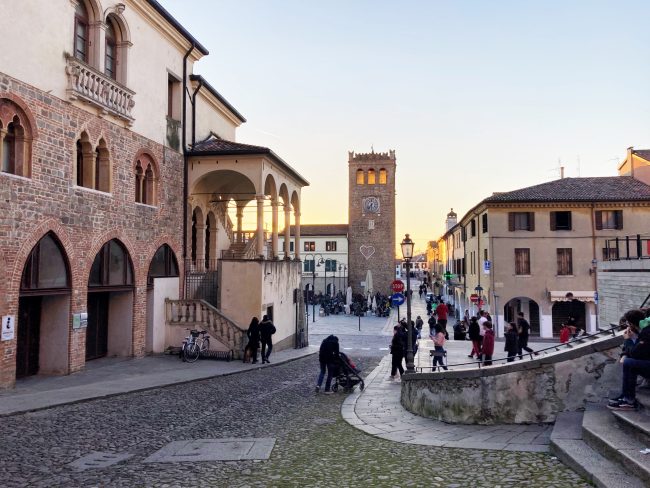 Piazza Mazzini e Torre Civica, Monselice