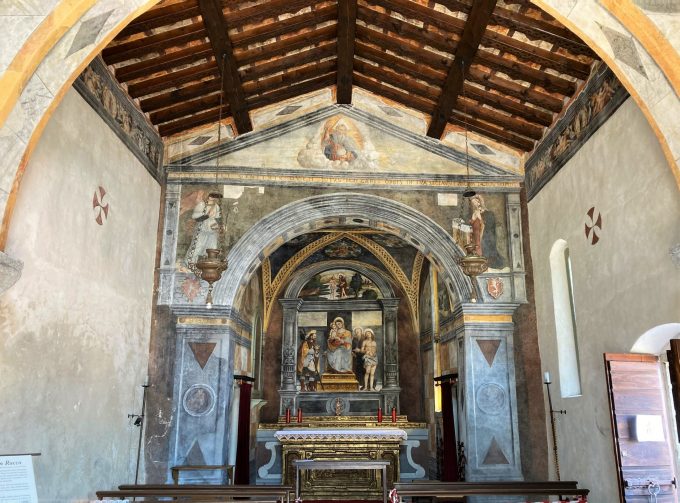 Interno, Chiesa di San Rocco - Limone sul Garda