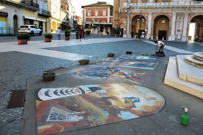 Madonnari, Piazza della Madonna - Loreto