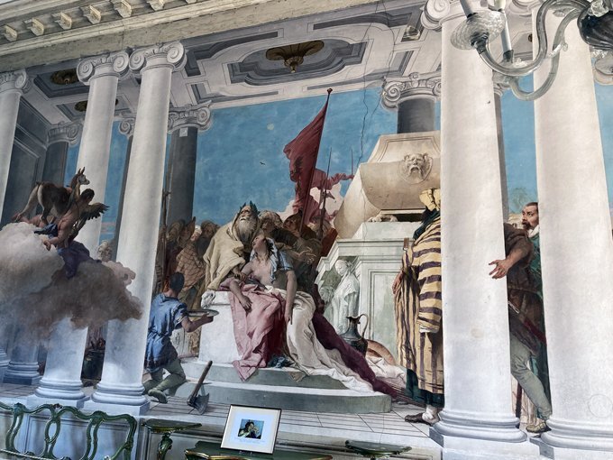 Sacrificio d'Ifigenia, Giambattista Tiepolo, Palazzina - Villa Valmarana ai Nani