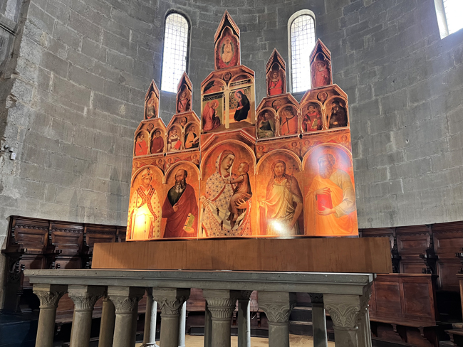 Polittico di Lorenzetti, Chiesa di Santa Maria della Pieve