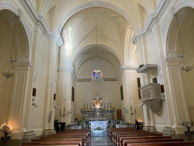 Interno della Basilica di Santa Maria de Finibus Terrae - Santa Maria di Leuca