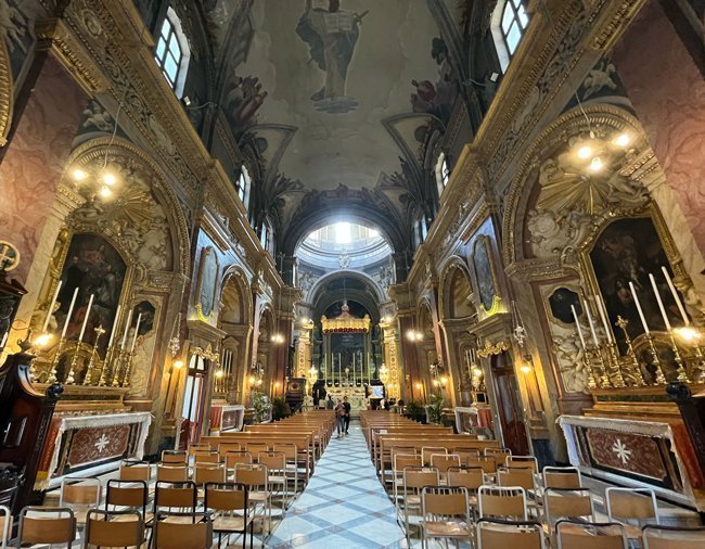 Interno, Cattedrale di San Paolo, Rabat - Malta