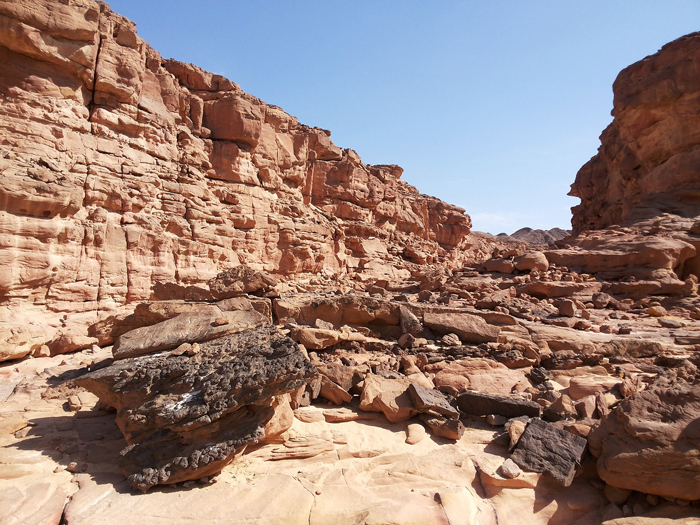 Canyon Colorato, Deserto del Sinai