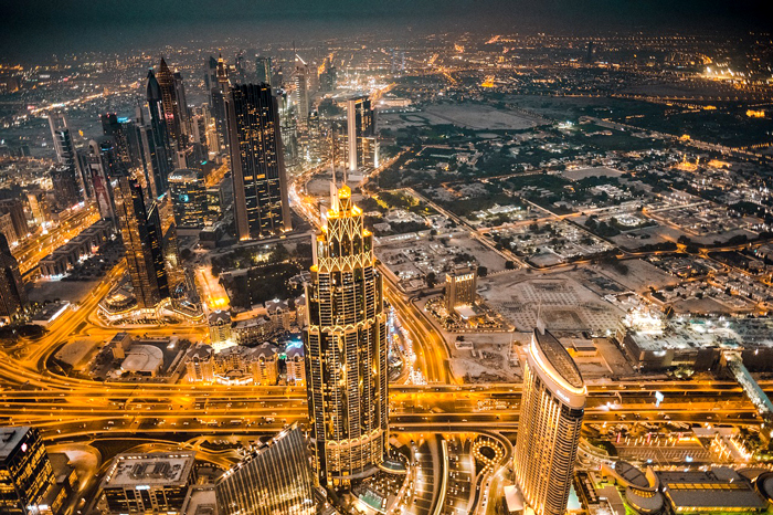 Dubai by night