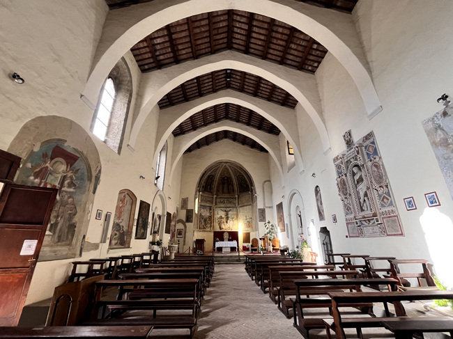 Interno, Chiesa di San Francesco - Piediluco