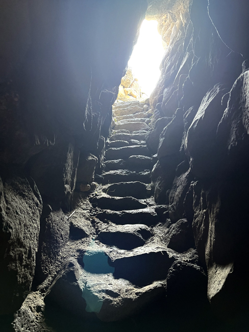 Scale interne, Nuraghe Cuccurada