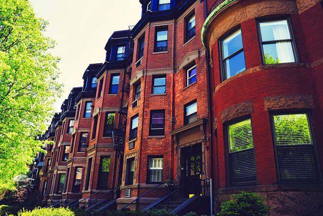 Case in mattoni, Boston