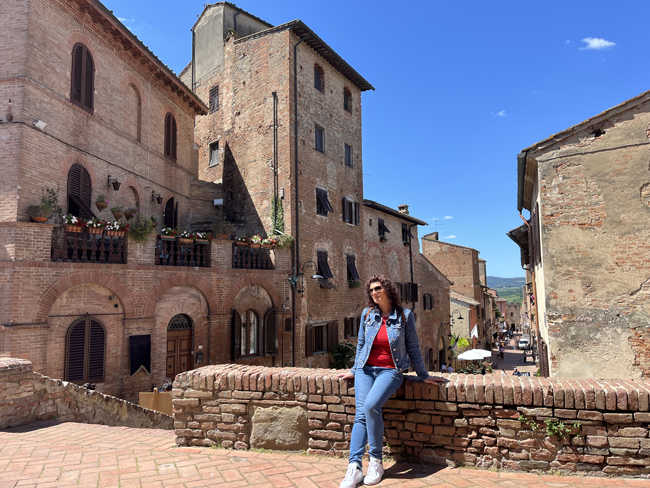 Certaldo: cosa vedere in un giorno o mezza giornata Centro storico visto dal Palazzo Pretorio, Certaldo