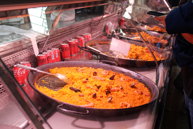Paella, Mercato Centrale di Valencia