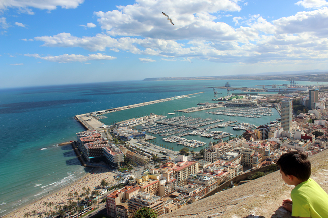 Panorama dal Castello di Santa Barbara, Alicante