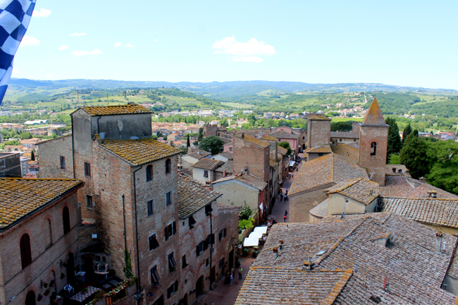 Certaldo: cosa vedere in un giorno o mezza giornata Panorama dalla torre, Certaldo