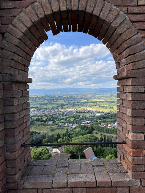 Panorama dalla Rocca di Federico II, San Miniato