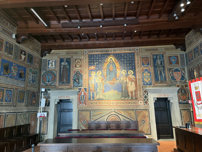 Sala del Consiglio, Palazzo del Comune - San Miniato