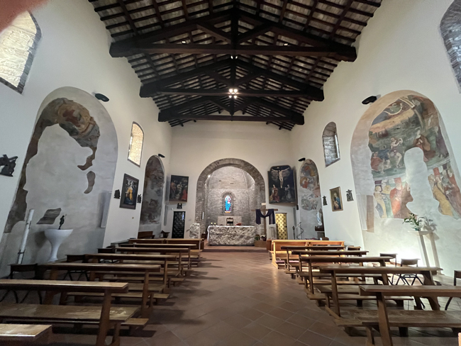 Interno, Chiesa di Santa Lucia - Acqualagna