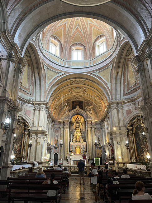 Interno, Chiesa di Sant'Antonio, Lisbona