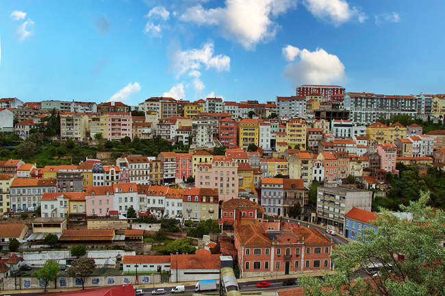 Cosa vedere a Coimbra in mezza giornata o un giorno Panorama su Coimbra