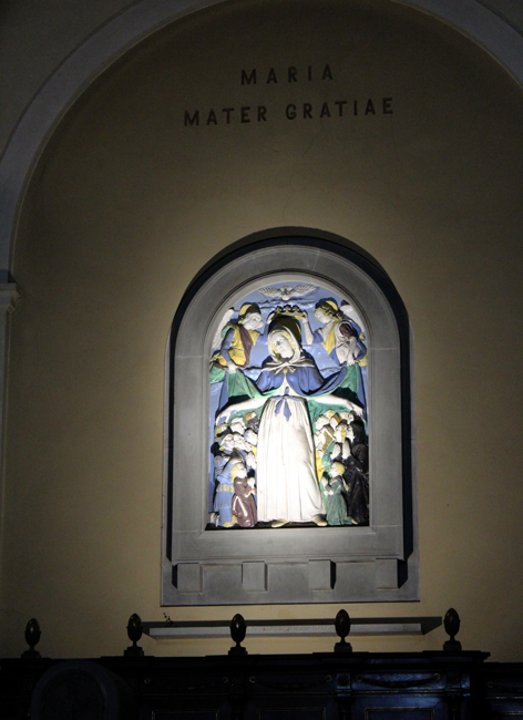 Cosa vedere ad Anghiari e dintorni in un giorno Madonna delle Grazie di Andrea della Robbia, Chiesa della Madonna delle Grazie, Anghiari