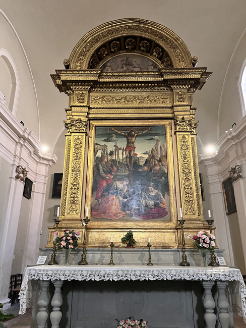Cosa vedere a Sansepolcro in mezza giornata Crocifissione di Luca Signorelli, Chiesa di Sant'Antonio Abate - Sansepolcro