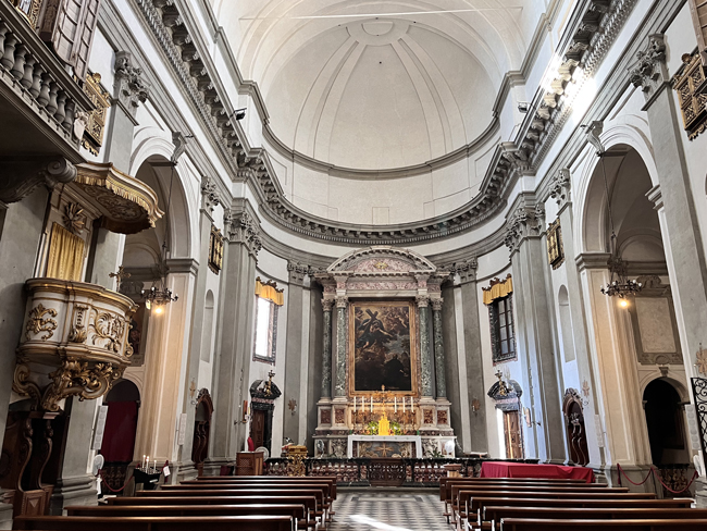 Cosa vedere a Pistoia in un giorno: itinerario con mappa Interno, Chiesa di Sant’Ignazio di Loyola - Pistoia
