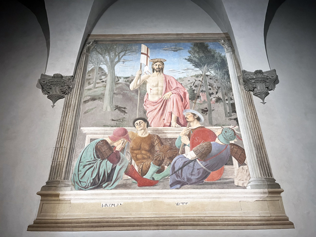 Cosa vedere ad Anghiari e dintorni in un giorno La Resurrezione di Piero della Francesca, Musei Civici - Sansepolcro