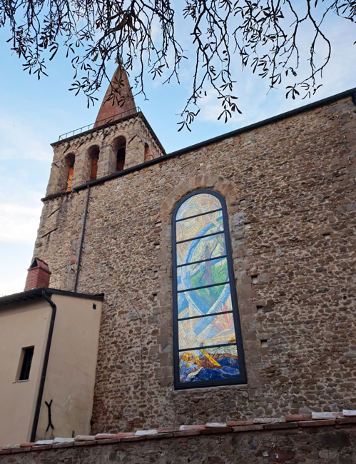 Cosa vedere a Sansepolcro in mezza giornata Vetrata, Sansepolcro