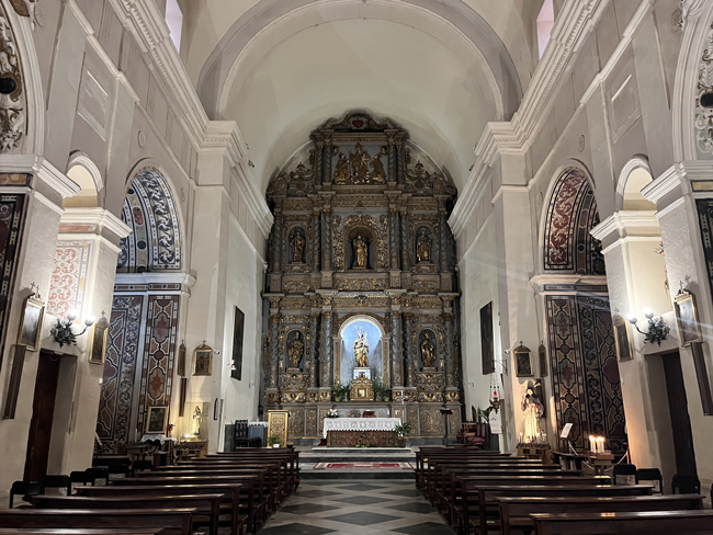 Interno, Chiesa del Rosario - Sassari