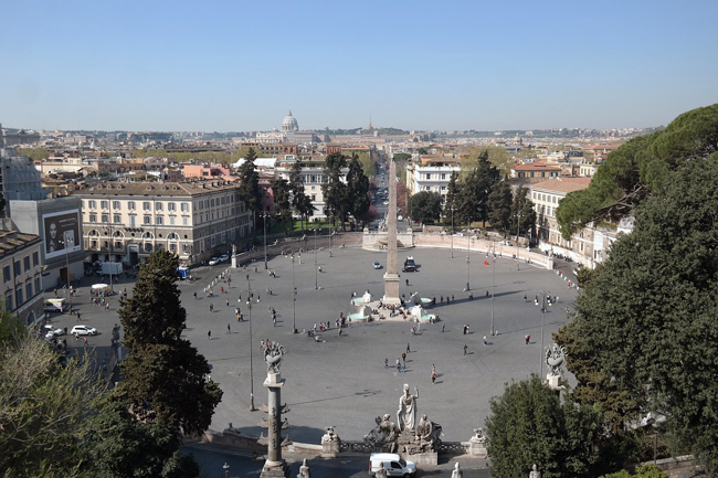 Cosa vedere a Roma in 2 giorni a piedi: itinerario e mappa Piazza del Popolo, Roma
