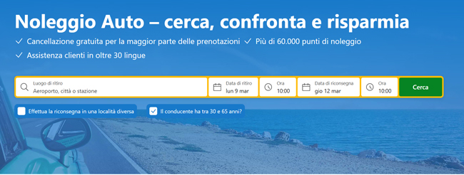 Come scegliere il miglior comparatore noleggio auto: valutazioni e recensioni Comparatore noleggio auto
