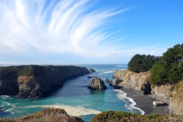 cosa vedere a mendocino california scogliere