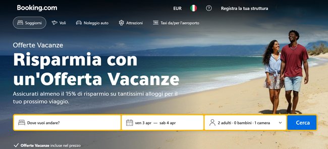 Come risparmiare su Booking prenotando hotel (tutti i trucchi) Pagina trova offerte