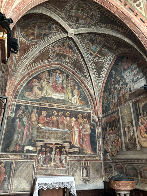 Cosa vedere a Castell'Arquato e dintorni, borgo medievale Ciclo di affreschi, Collegiata di Santa Maria - Castell'Arquato