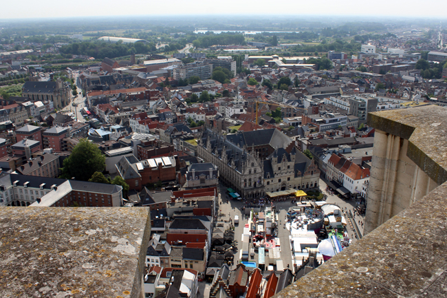 Cosa vedere a Mechelen in un giorno, il gioiello delle Fiandre Panorama dalla Torre di San Rombaldo, Mechelen